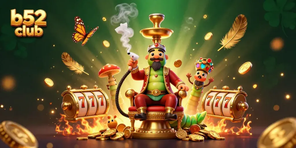 B52 Club's exciting casino atmosphere, showcasing thrilling slot games and vibrant gameplay.